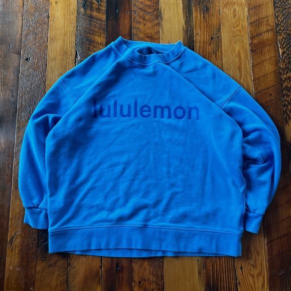 lululemon athletica Vibrant Blue Crewneck Sweater size XL women’s - Picture 1 of 8